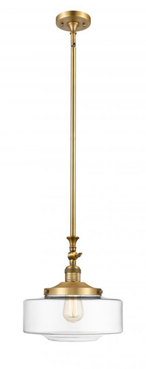 Bridgeton - 1 Light - 12 inch - Brushed Brass - Stem Hung - Adjustable Mini Pendant (3442|206-BB-G692-12)