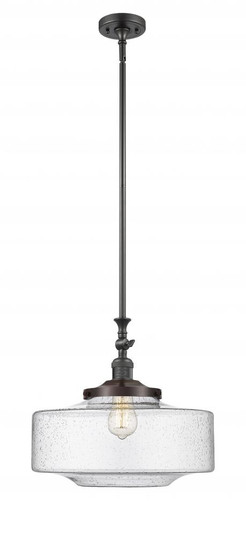 Bridgeton - 1 Light - 16 inch - Oil Rubbed Bronze - Stem Hung - Adjustable Mini Pendant (3442|206-OB-G694-16-LED)
