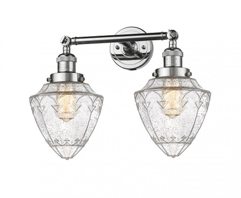 Bullet - 2 Light - 18 inch - Polished Chrome - Adjustable Bath Vanity Light (3442|208-PC-G664-7-LED)