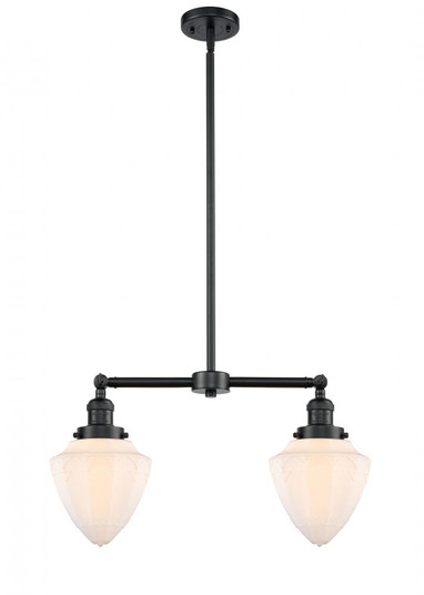 Bullet - 2 Light - 24 inch - Oil Rubbed Bronze - Stem Hung - Adjustable Island Light (3442|209-OB-G661-7)