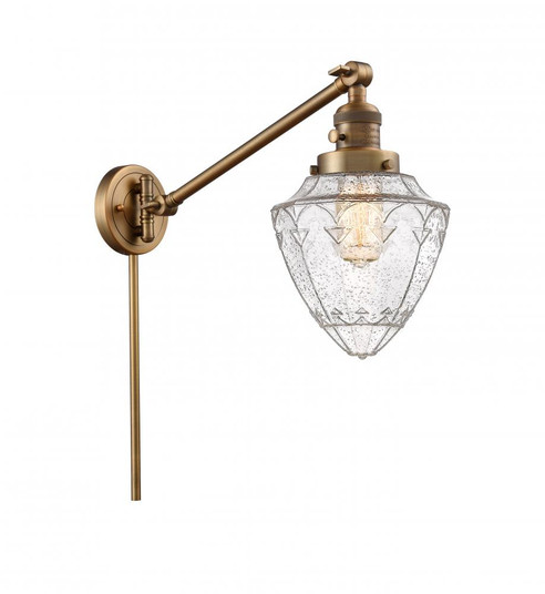 Bullet - 1 Light - 7 inch - Brushed Brass -Adjustable Swing Arm (3442|237-BB-G664-7)