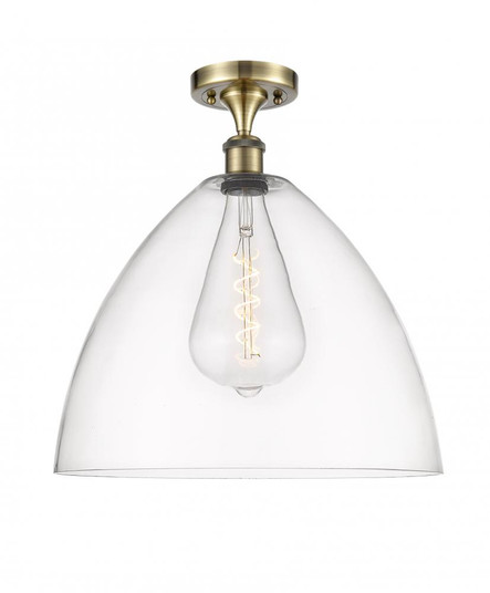 Bristol - 1 Light - 16 inch - Antique Brass - Semi-Flush Mount (3442|516-1C-AB-GBD-162)