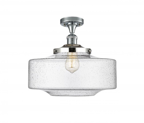 Bridgeton - 1 Light - 16 inch - Polished Chrome - Semi-Flush Mount (3442|517-1CH-PC-G694-16-LED)
