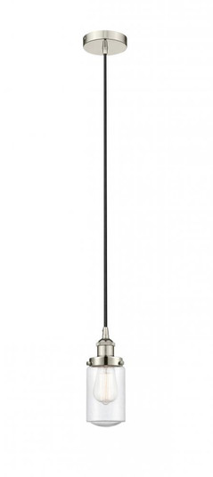 Dover - 1 Light - 5 inch - Polished Nickel - Cord hung - Mini Pendant (3442|616-1PH-PN-G314-LED)