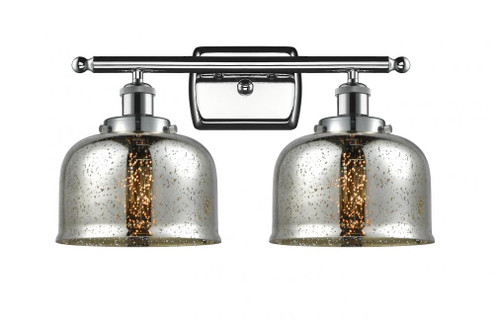 Bell - 2 Light - 18 inch - Polished Chrome - Bath Vanity Light (3442|916-2W-PC-G78-LED)