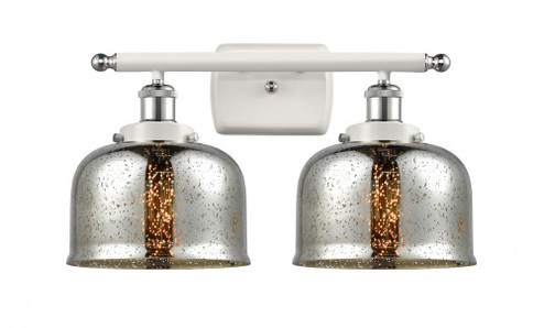 Bell - 2 Light - 18 inch - White Polished Chrome - Bath Vanity Light (3442|916-2W-WPC-G78)