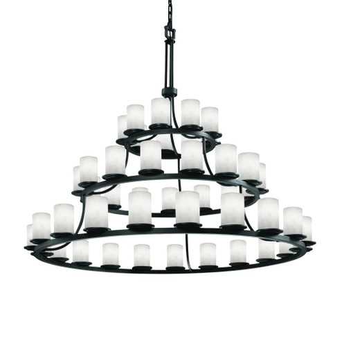 Dakota 45-Light 3-Tier Ring Chandelier (254|CLD-8714-10-MBLK)
