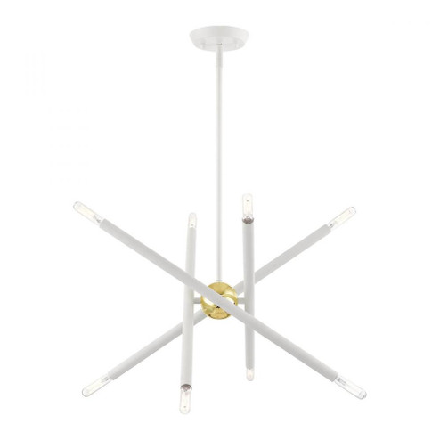 8 Lt White Chandelier (108|46774-03)