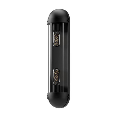 Cyrus 6-in Clear Glass/Matte Black 2 Lights Vanity (7713|VL539221MBCL)