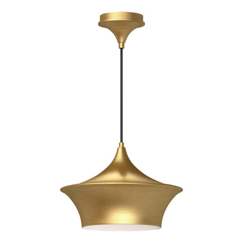 Emiko 12-in Brushed Gold 1 Light Pendant (7713|PD523013BG)
