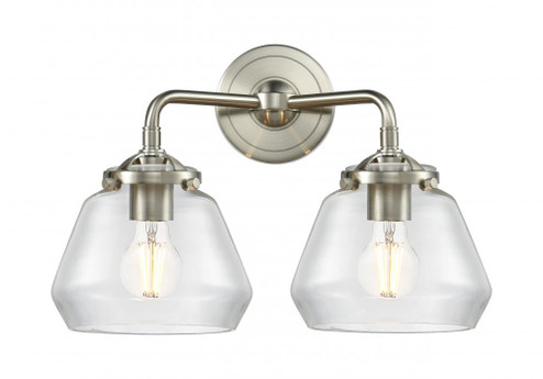 Fulton - 2 Light - 15 inch - Brushed Satin Nickel - Bath Vanity Light (3442|284-2W-SN-G172)