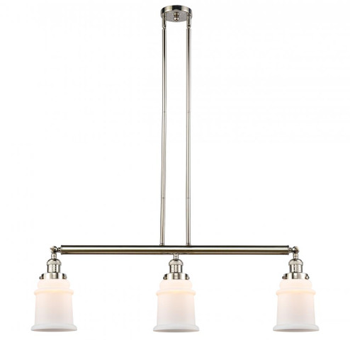 Canton - 3 Light - 39 inch - Polished Nickel - Stem Hung - Adjustable Island Light (3442|213-PN-G181-LED)