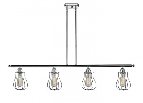 Muselet - 4 Light - 48 inch - Polished Chrome - Stem hung - Island Light (3442|516-4I-PC-CE513)