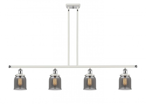 Bell - 4 Light - 48 inch - White Polished Chrome - Stem Hung - Island Light (3442|916-4I-WPC-G53)