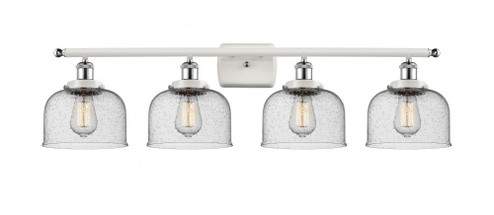Bell - 4 Light - 38 inch - White Polished Chrome - Bath Vanity Light (3442|916-4W-WPC-G74)