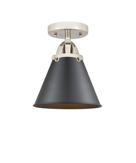 Appalachian - 1 Light - 8 inch - Polished Nickel - Semi-Flush Mount (3442|288-1C-PN-M13-BK-LED)