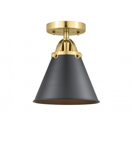 Appalachian - 1 Light - 8 inch - Satin Gold - Semi-Flush Mount (3442|288-1C-SG-M13-BK)