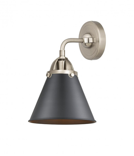 Appalachian - 1 Light - 8 inch - Brushed Satin Nickel - Sconce (3442|288-1W-SN-M13-BK)