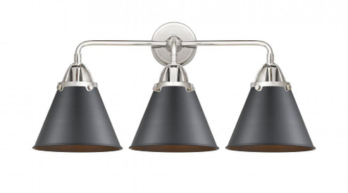Appalachian - 3 Light - 26 inch - Polished Chrome - Bath Vanity Light (3442|288-3W-PC-M13-BK)