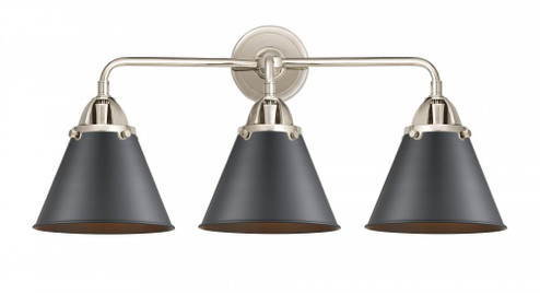 Appalachian - 3 Light - 26 inch - Polished Nickel - Bath Vanity Light (3442|288-3W-PN-M13-BK)