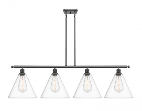 Berkshire - 4 Light - 50 inch - Oil Rubbed Bronze - Stem hung - Island Light (3442|516-4I-OB-GBC-122-LED)
