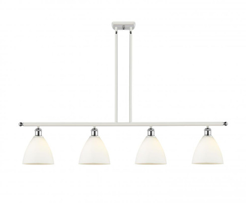 Bristol - 4 Light - 48 inch - White Polished Chrome - Stem hung - Island Light (3442|516-4I-WPC-GBD-751)