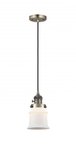 Canton - 1 Light - 5 inch - Antique Brass - Cord hung - Mini Pendant (3442|201CSW-AB-G181S-LED)