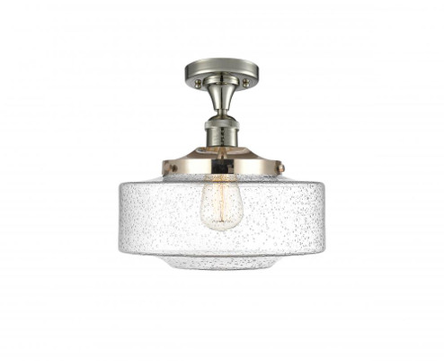 Bridgeton - 1 Light - 12 inch - Polished Nickel - Semi-Flush Mount (3442|517-1CH-PN-G694-12-LED)