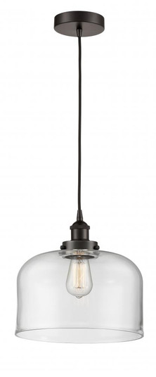 Bell - 1 Light - 12 inch - Oil Rubbed Bronze - Cord hung - Mini Pendant (3442|616-1PH-OB-G72-L)