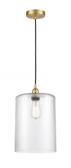 Cobbleskill - 1 Light - 9 inch - Satin Gold - Cord hung - Mini Pendant (3442|616-1P-SG-G112-L)