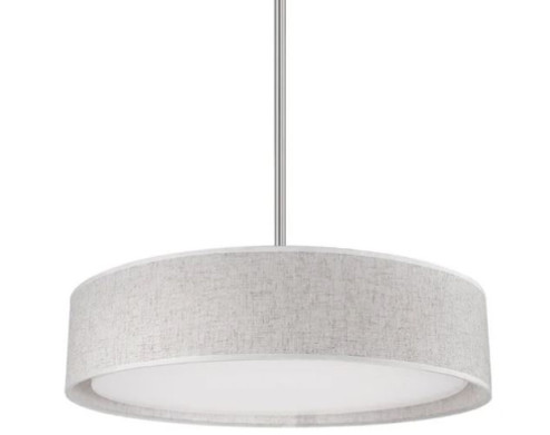 Dalton 20-in Beige LED Pendant (461|PD7920-BE)