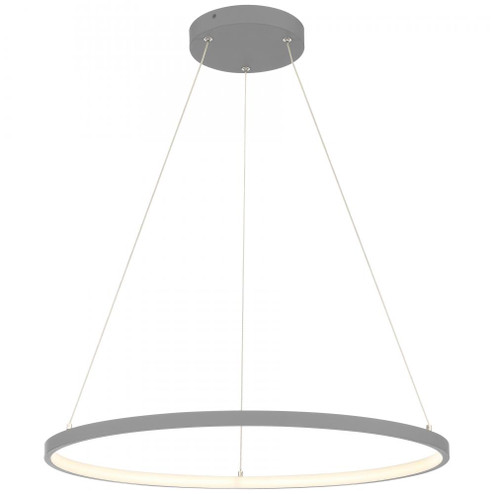 Dual Voltage LED Pendant (7|52069LEDD-GRY/ACR)