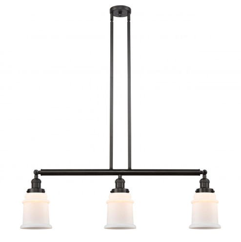 Canton - 3 Light - 39 inch - Oil Rubbed Bronze - Stem Hung - Adjustable Island Light (3442|213-OB-G181-LED)