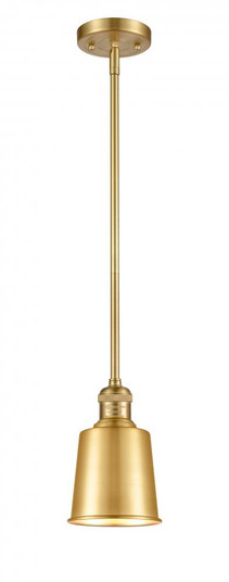 Addison - 1 Light - 5 inch - Satin Gold - Stem Hung - Mini Pendant (3442|201S-SG-M9-SG)