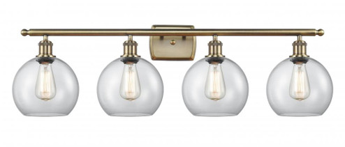 Athens - 4 Light - 38 inch - Antique Brass - Bath Vanity Light (3442|516-4W-AB-G122-LED)