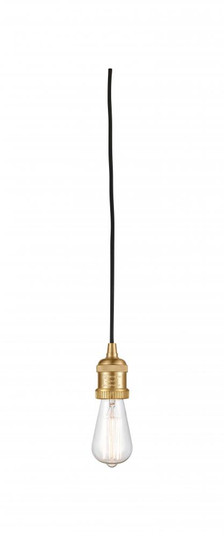 Bare Bulb - 1 Light - 2 inch - Satin Gold - Cord hung - Cord Set (3442|199-SG)