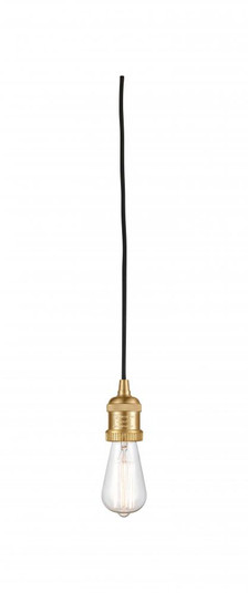 Bare Bulb - 1 Light - 2 inch - Satin Gold - Cord hung - Cord Set (3442|199-SG)