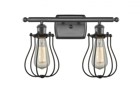 Muselet - 2 Light - 16 inch - Oil Rubbed Bronze - Bath Vanity Light (3442|516-2W-OB-CE513)