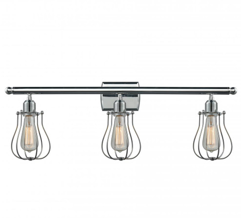 Muselet - 3 Light - 26 inch - Polished Chrome - Bath Vanity Light (3442|516-3W-PC-CE513-LED)