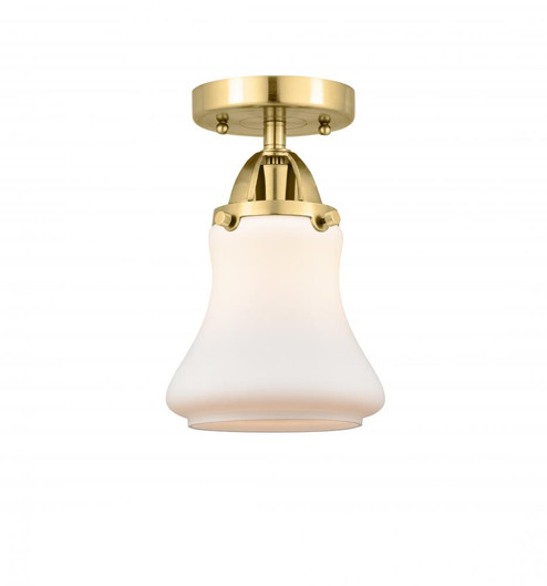 Bellmont - 1 Light - 6 inch - Satin Gold - Semi-Flush Mount (3442|288-1C-SG-G191)