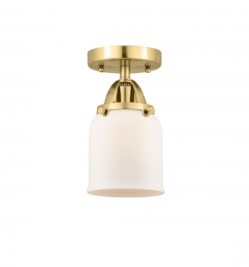 Bell - 1 Light - 5 inch - Satin Gold - Semi-Flush Mount (3442|288-1C-SG-G51-LED)