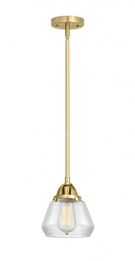 Fulton - 1 Light - 7 inch - Satin Gold - Stem hung - Mini Pendant (3442|288-1S-SG-G172-LED)