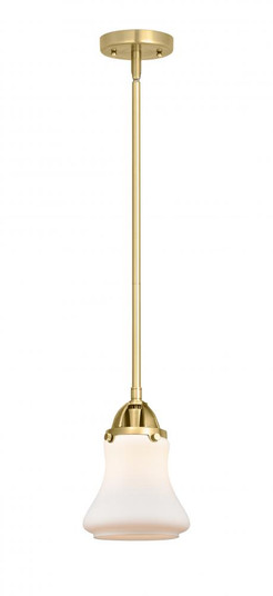 Bellmont - 1 Light - 6 inch - Satin Gold - Stem hung - Mini Pendant (3442|288-1S-SG-G191-LED)