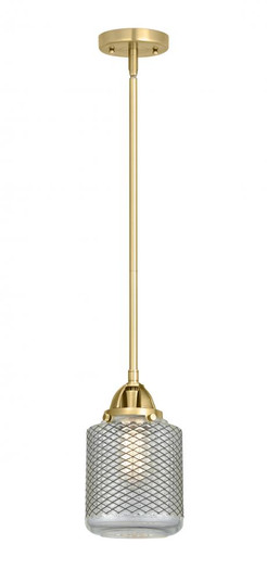 Stanton - 1 Light - 6 inch - Satin Gold - Stem hung - Mini Pendant (3442|288-1S-SG-G262)