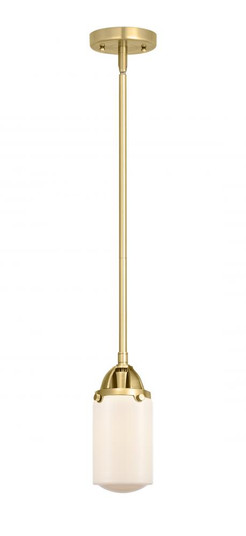 Dover - 1 Light - 5 inch - Satin Gold - Stem hung - Mini Pendant (3442|288-1S-SG-G311)