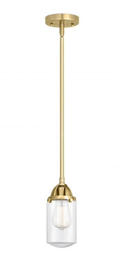 Dover - 1 Light - 5 inch - Satin Gold - Stem hung - Mini Pendant (3442|288-1S-SG-G312)