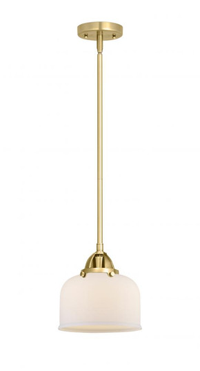 Bell - 1 Light - 8 inch - Satin Gold - Stem hung - Mini Pendant (3442|288-1S-SG-G71)