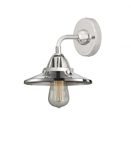 Railroad - 1 Light - 8 inch - Polished Chrome - Sconce (3442|288-1W-PC-M7-PC-LED)