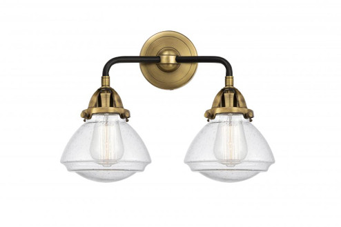 Olean - 2 Light - 15 inch - Black Antique Brass - Bath Vanity Light (3442|288-2W-BAB-G324)