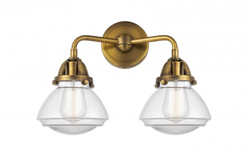 Olean - 2 Light - 15 inch - Brushed Brass - Bath Vanity Light (3442|288-2W-BB-G322-LED)